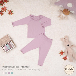 [Cookie] Bộ dài tay cuốn bèo bé gái