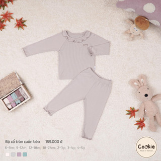 [Cookie] Bộ dài tay cuốn bèo bé gái