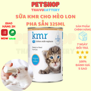  Sữa KMR pha sắn cho mèo lon 325ml - Thay cho sữa mẹ dành cho mèo con cho mèo mẹ thiếu sữa phục hồi sức khỏe cho mèo ốm 