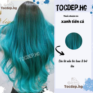 thuốc nhuộm tóc xanh tiên cá + tặng oxy trợ - Tocdep.HG