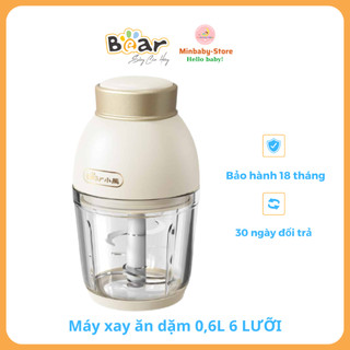 ( BẢO HÀNH 18 THÁNG) MÁY XAY ĐA NĂNG BEAR 0,6L VÀ 0,3L CHO BÉ ĂN DẶM