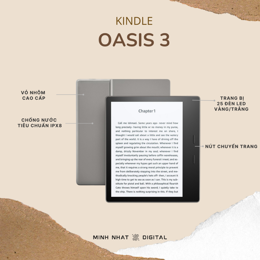 Máy đọc sách Kindle Oasis 3 (10th)
