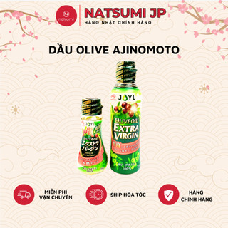 Dầu Olive Extra Virgin Ajinomoto Nhật Bản nguyên chất cho bé ăn dặm 70g/200g( Date 2025) nội địa