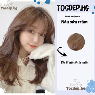 thuốc nhuộm tóc màu nâu sữa trầm
