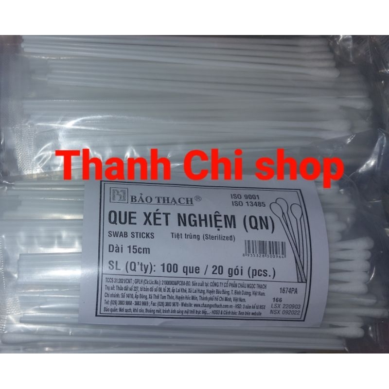 Que gòn xét nghiệm  gói 100 que