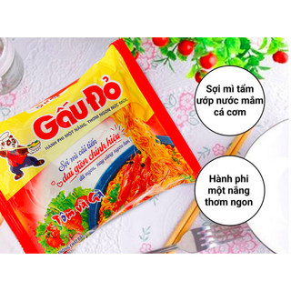 Mì Gấu Đỏ tôm và gà 63gr ( thùng 30 gói)