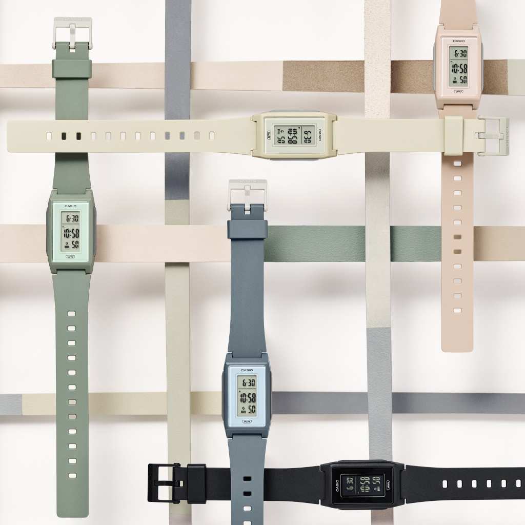 Đồng hồ nữ dây nhựa Casio Anh Khuê LF-10WH-3DF