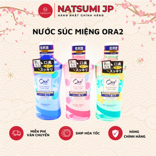 Nước súc miệng Ora2 Nhật Bản ngừa sâu răng, trắng, sạch mảng bám