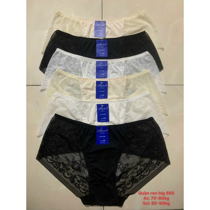Quần Lót Ren size To thiết kế Bigsize ms 895