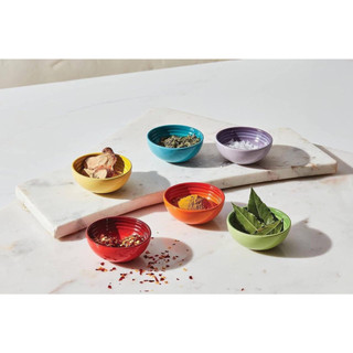 Set 6 bát đựng nước chấm cầu vồng Le Creuset
