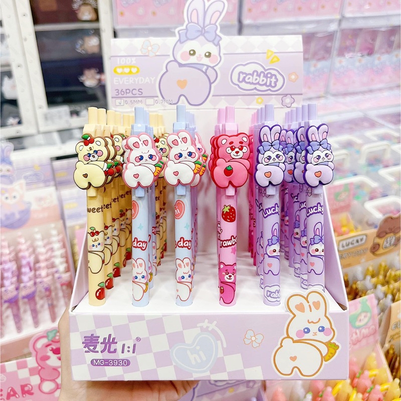 Bút Chì Kim Gấu Dâu Lotso Hot Trend Cute 0.5 Dụng Cụ Đồ Dùng Học Sinh Viên Văn Phòng
