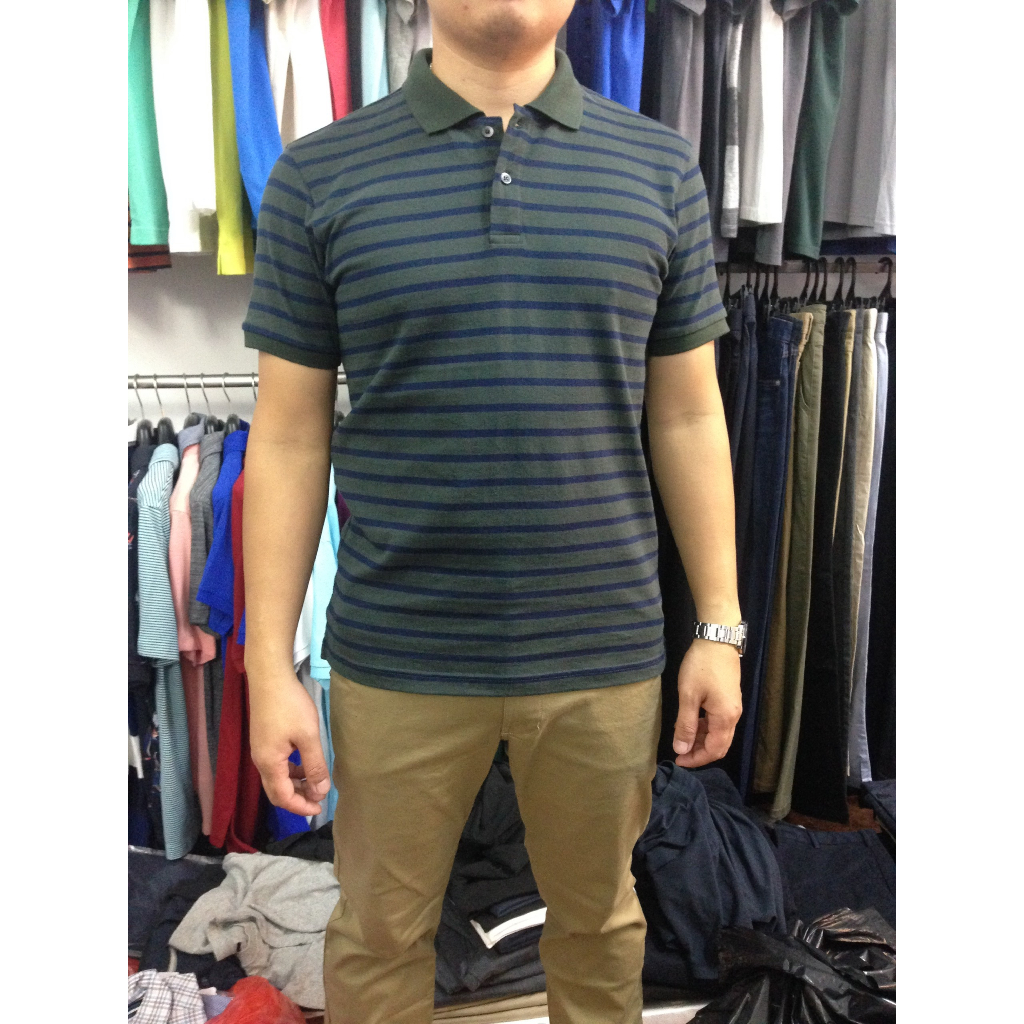 Áo polo cổ bẻ mặc thu đông