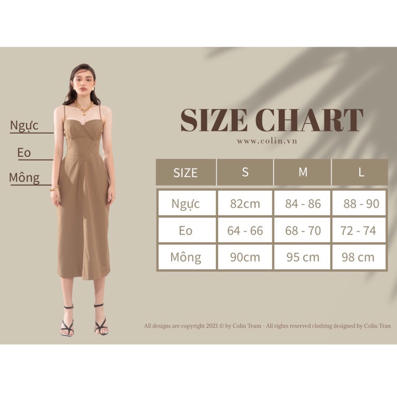 Thanh lý váy Colin