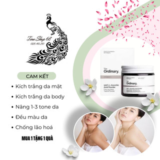 Bột vitamin C The Ordinary kích trắng da dưỡng da chống loã hoá mờ thâm se khít lỗ chân lông làm đều màu da [Tặng-- máy]