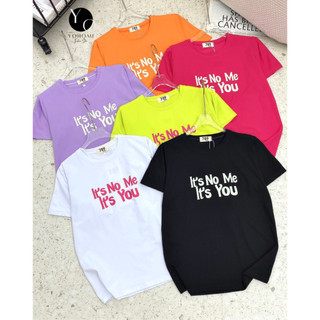 Áo thun thái nữ from vừa cổ tròn nhiều màu bao đẹp YOHOMI mã IT'S NO ME