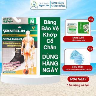 Băng bảo vệ khớp cổ chân Vantelin Ankle support [Hàng chính hãng Nhật Bản]