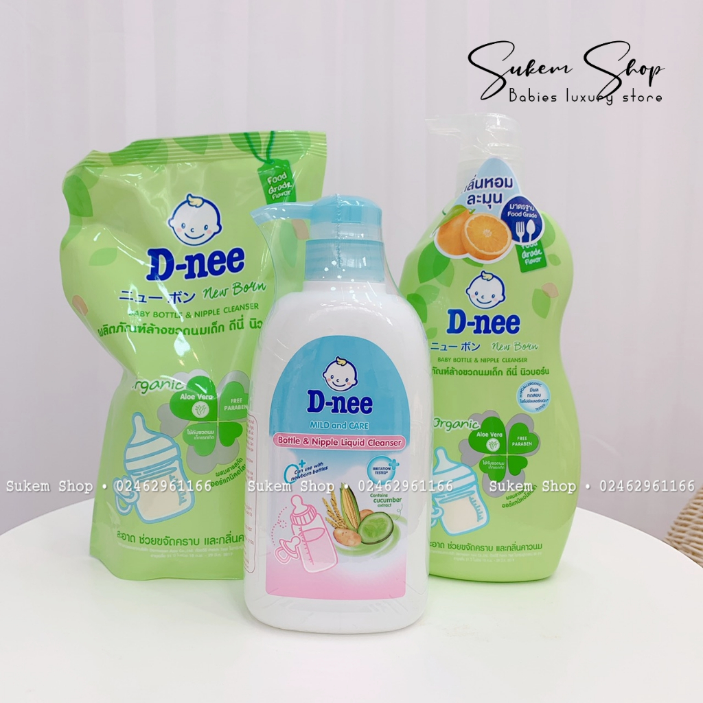 Nước Rửa Bình Sữa D-nee Organic 550ML