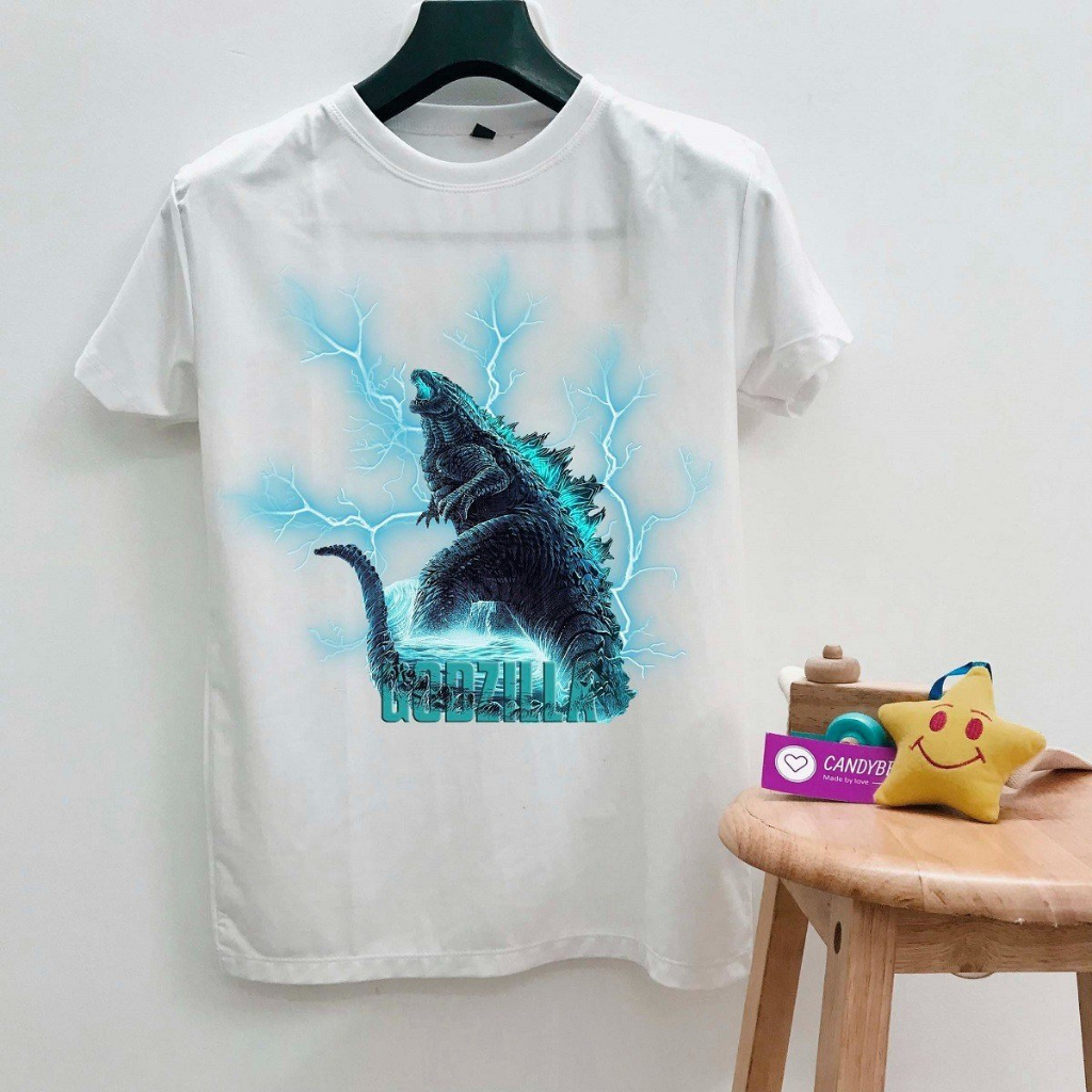 Áo thun Godzilla -Kong bé trai siêu ngầu