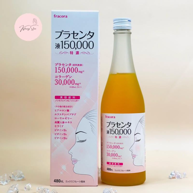 [Date 10/2024] Nước uống nhau thai cừu Fracora Placenta 150000mg Nhật Bản