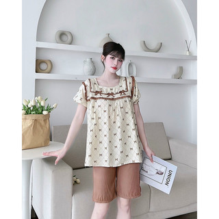 Đồ bộ bầu + sau sinh cho bé bú (50~70kg) - DB102