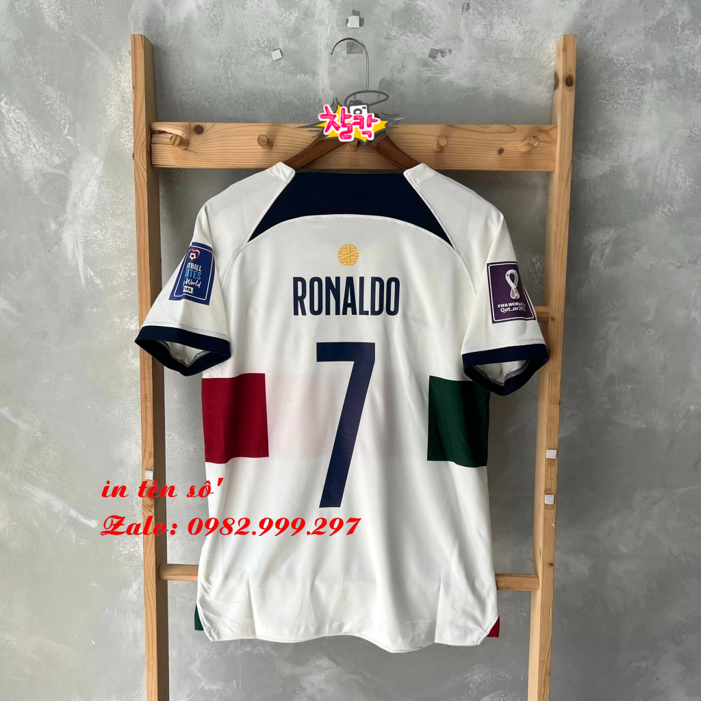 Bộ Quần Áo bóng đá Đội Tuyển Bồ Đào Nha Sân Khách 2022 - Hàng Thái Chuẩn thi đấu