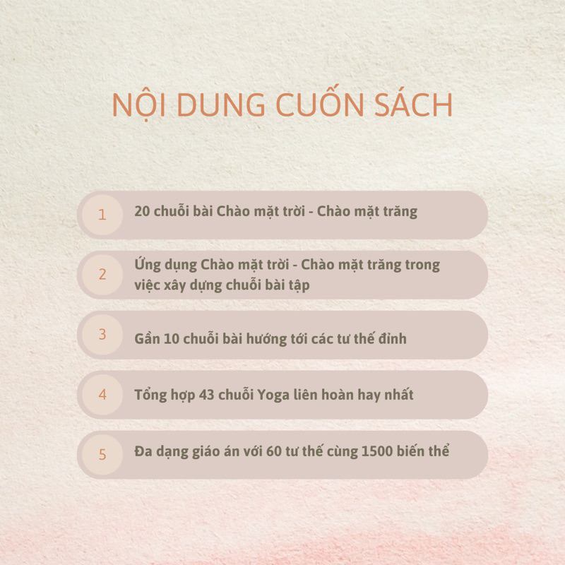 Sách - Hệ thống 1500 biến thể tư thế, 100 chuỗi bài Yoga liên hoàn