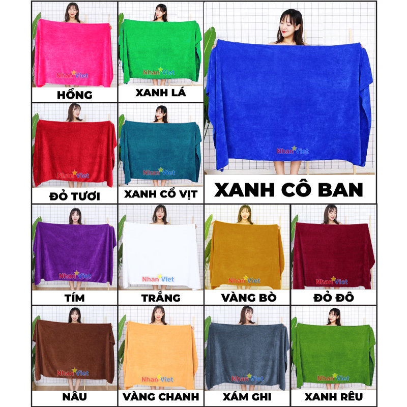 KHĂN TẮM SPA 70X140 ⚡𝗳𝗿𝗲𝗲𝘀𝗵𝗶𝗽⚡ Khăn quấn body spa , quấn đắp người spa dày, mềm mịn, thấm hút nước