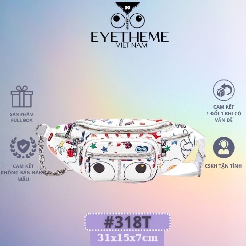 【 EYETHEME 】Túi đeo chéo túi bao tử kiểu dáng thời trang cá tính trẻ trung Eyetheme 318