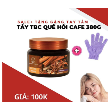 Tẩy Da Chết Toàn Thân Exclusive Cosmetic Quế Hồi Cafe 380g