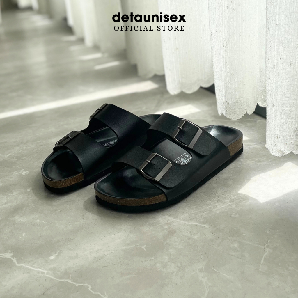 Giày dép đế trấu nam nữ quai ngang Detaunisex phong cách thời trang Birken cực xinh - DETA21F
