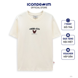 Áo thun unisex icondenim sphynx cat printed w details atid0204