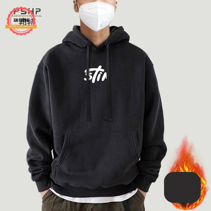 Áo khoác hoodie, áo hoodie nam nữ chất nỉ dày form rộng có mũ giá rẻ HOODIE43 - An Cường Fashion