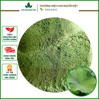 Bột lá sen nguyên chất 100g - Chợ Thảo Dược Việt