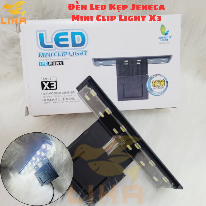 Đèn Led Mini Kẹp Jeneca Mini Clip Light X3 - Led Kẹp Cho Bể Cá