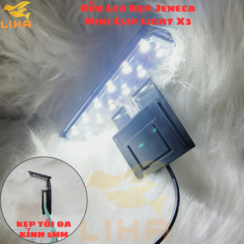 Đèn Led Mini Kẹp Jeneca Mini Clip Light X3 - Led Kẹp Cho Bể Cá