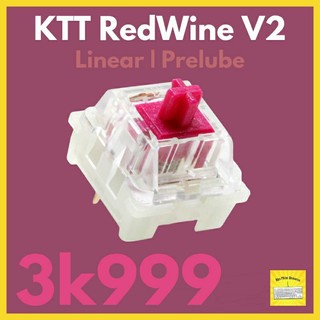 Ktt red wine - ktt rựu vang đỏ - công tắc bàn phím cơ linear switch kang ktt