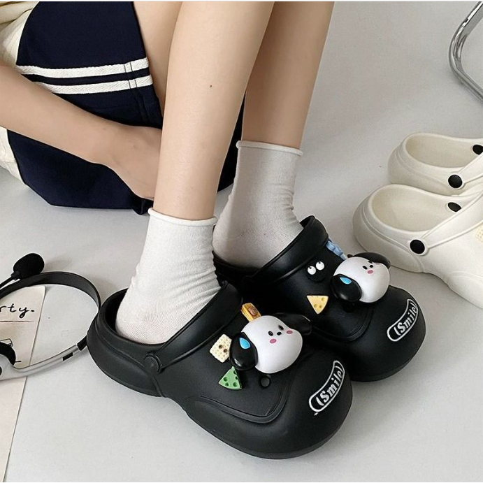 Dép cún con hoạt hình siêu đáng yêu mới đáy dày  Size 36/37/38/39/40/41