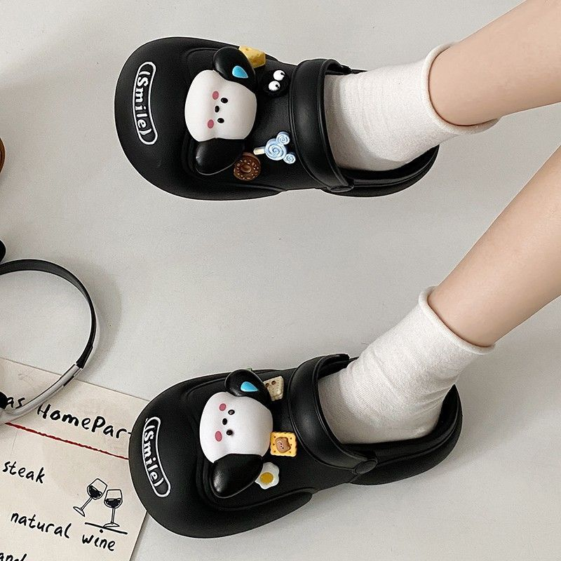 Dép cún con hoạt hình siêu đáng yêu mới đáy dày  Size 36/37/38/39/40/41