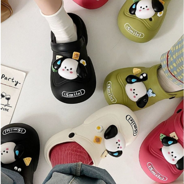 Dép cún con hoạt hình siêu đáng yêu mới đáy dày  Size 36/37/38/39/40/41