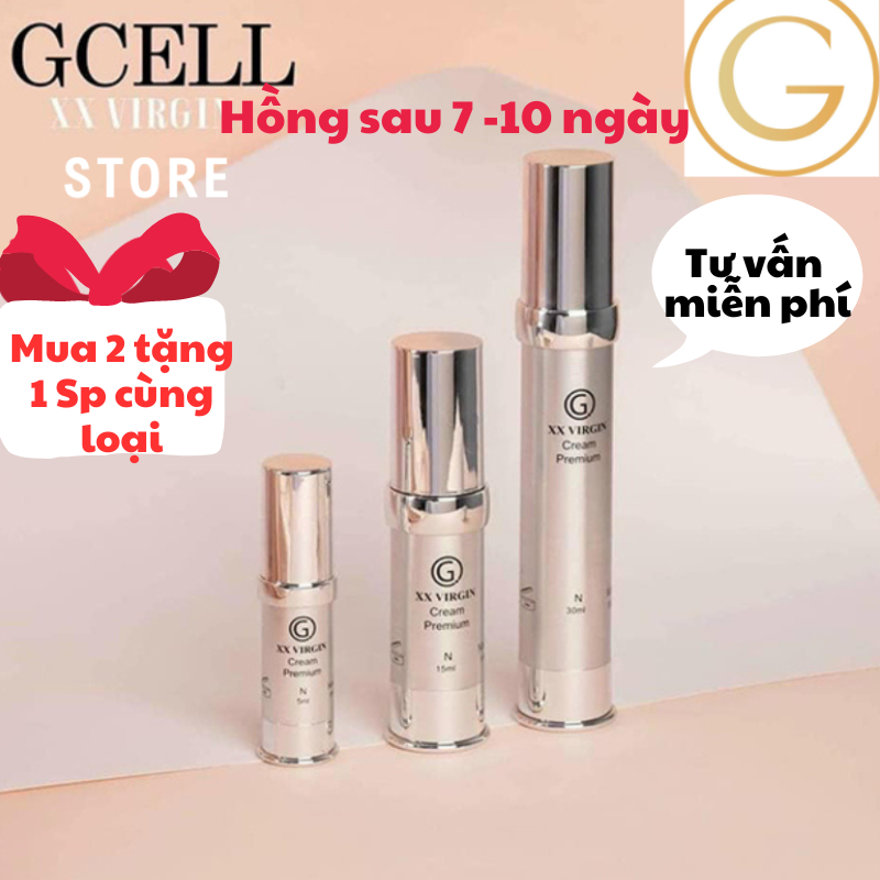 Xxvirgin GCELL 💝 Kem Làm hồng Nhũ Hoa & bikini 💝 loại 5ml và 15ml (Tặng quà)