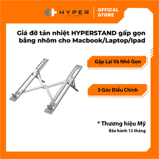 Giá đỡ tản nhiệt HYPERSTAND gấp gọn bằng nhôm cho Macbook/Laptop/Ipad - HTU6