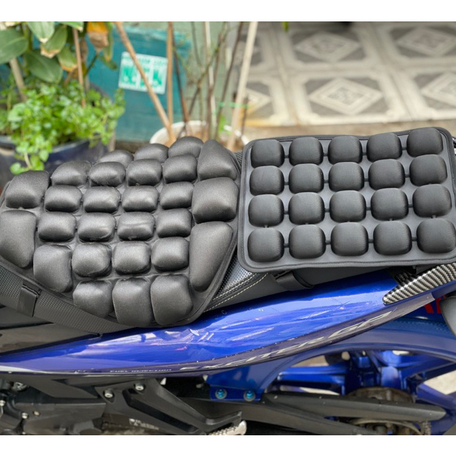 Đệm Lót Yên Xe Máy Bơm Hơi Đàn Hồi - Phù Hợp Cho Shiper& Phượt Thủ Êm Ái Đàn Hồi Chống Sốc Hiệu Quả
