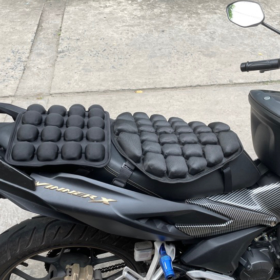 Đệm Lót Yên Xe Máy Bơm Hơi Đàn Hồi - Phù Hợp Cho Shiper& Phượt Thủ Êm Ái Đàn Hồi Chống Sốc Hiệu Quả