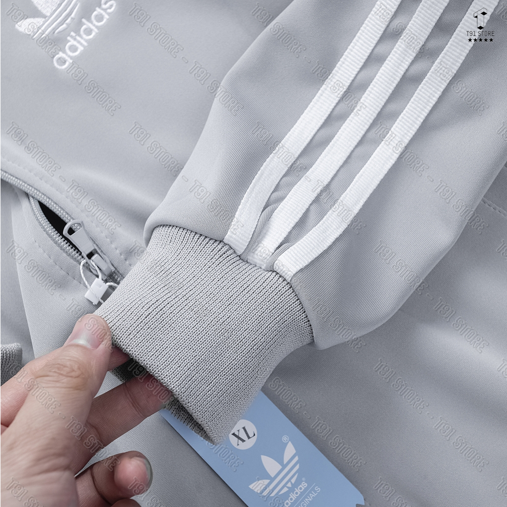 Áo Adidas Bomber FULL Màu Áo Khoác Bomber 2 Lớp 3 Sọc Thể Thao Nam Vải UMI Dày Co Giãn Khóa Chống Nước Xịn Xò