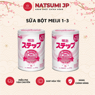 Sữa bột Meiji 800gr từ 1-3 tuổi, sữa meji lon số 9 tăng DHA&ARA phát triển trí thông minh Nội Địa Nhật Bản(DATE T1/25)