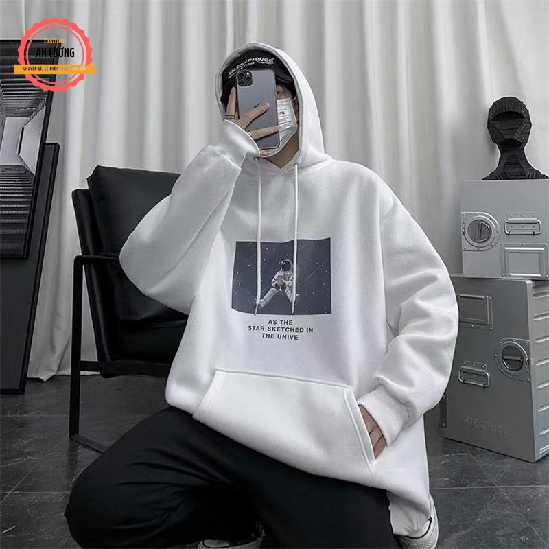 Áo khoác hoodie, áo hoodie nam nữ chất nỉ dày form rộng có mũ giá rẻ HOODIE77  - An Cường Fashion