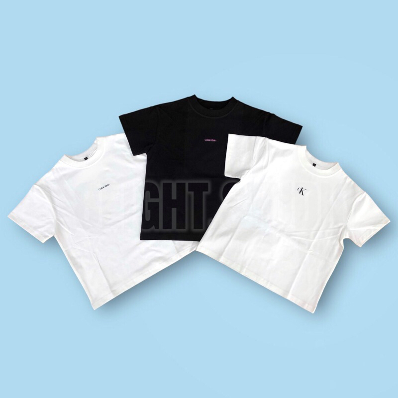 Áo thun baby tee nữ trơn JENNIE LOGO CK mini 2023 cotton cao cấp