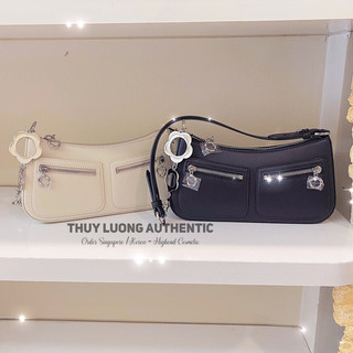 Túi xách Charles and Keith màu đen và trắng 20160126