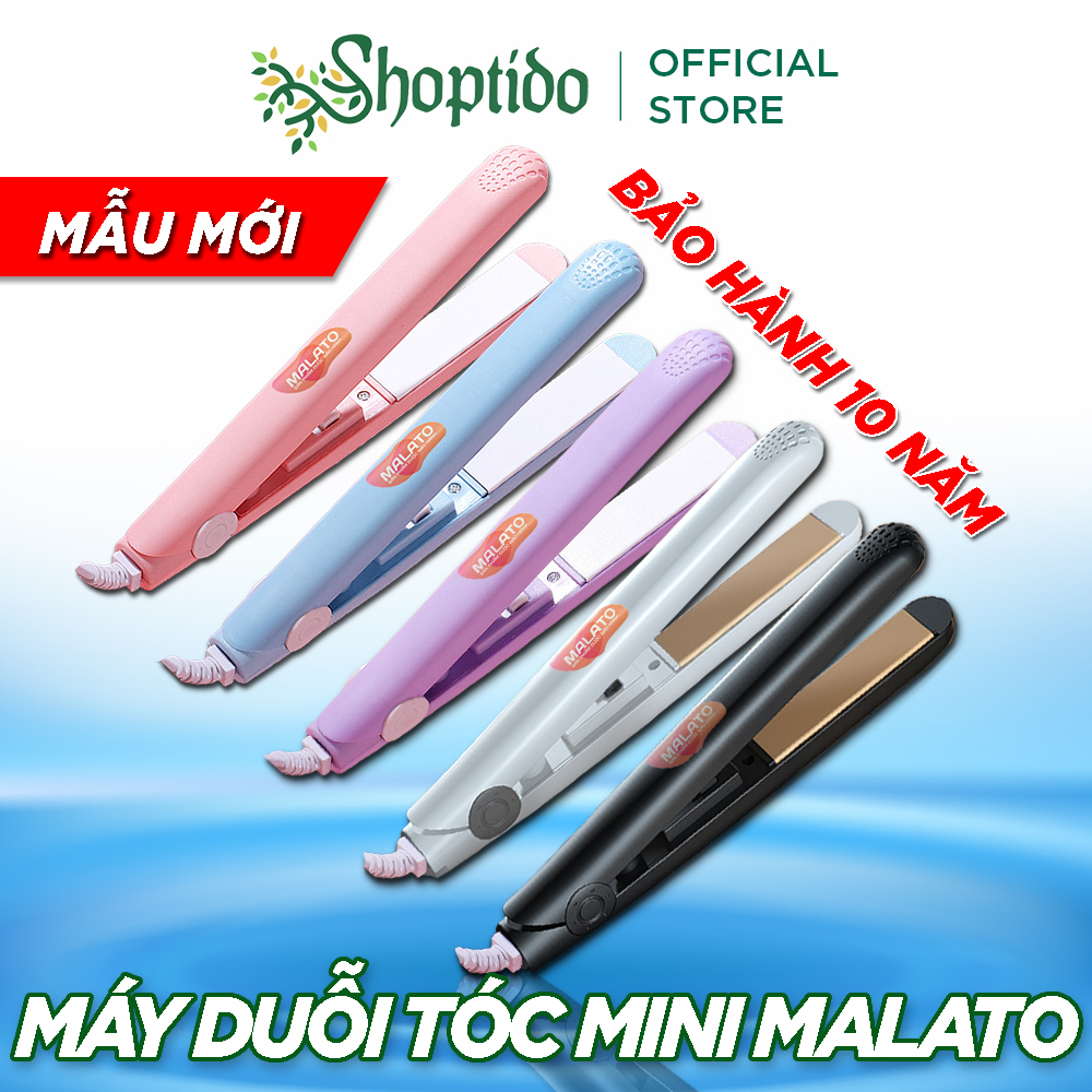 Máy duỗi tóc mini MALATO cao cấp bảo hành 10 năm Make 20W NCC Shoptido