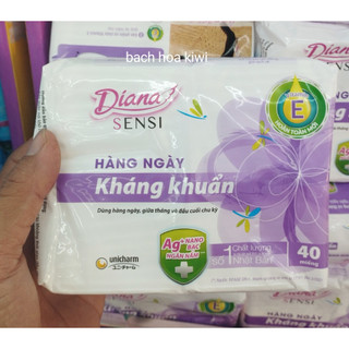 Băng vệ sinh diana sensi hằng ngày kháng khuẩn gói 40M,sensi compact 20M